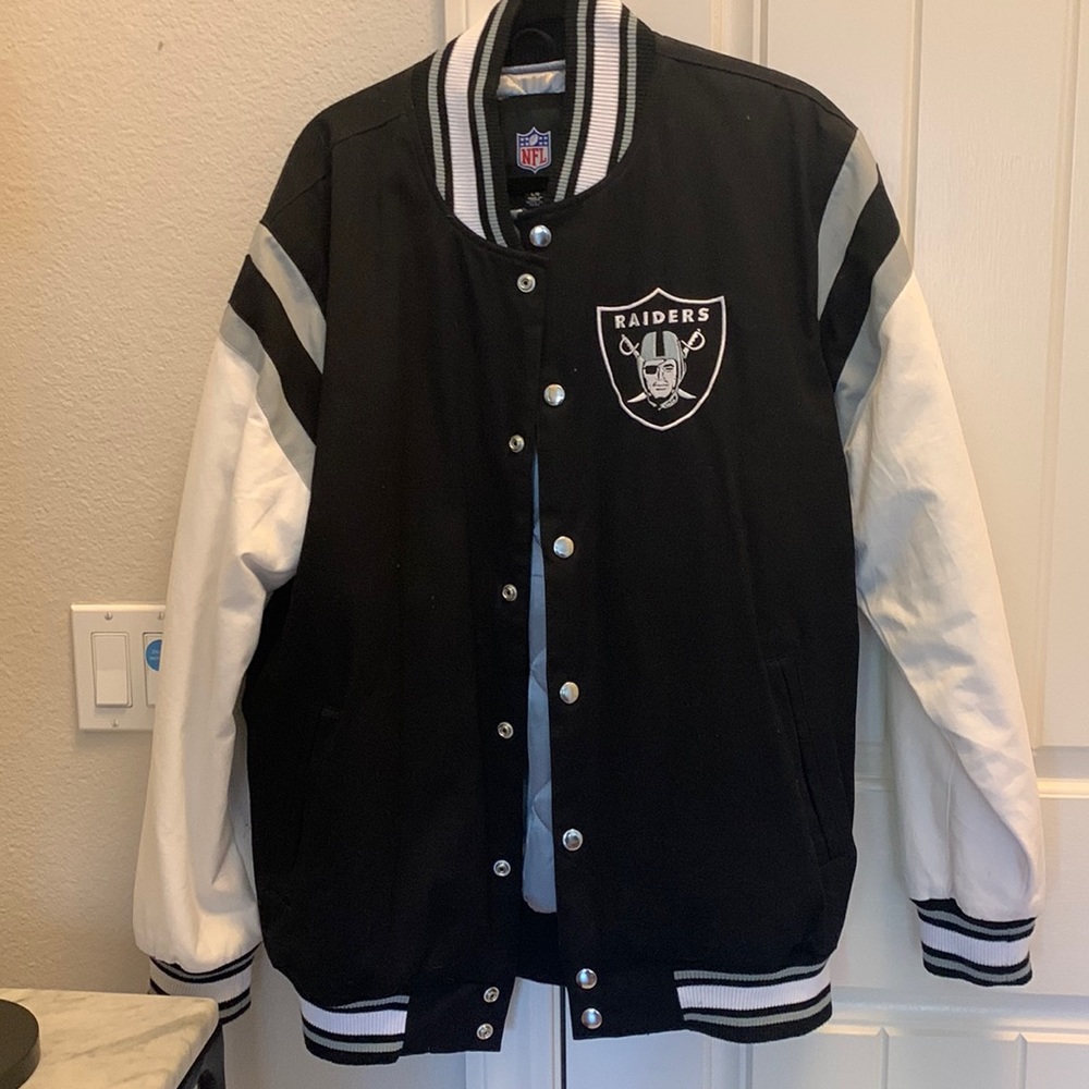 Raiders NFL Varsity Jacket